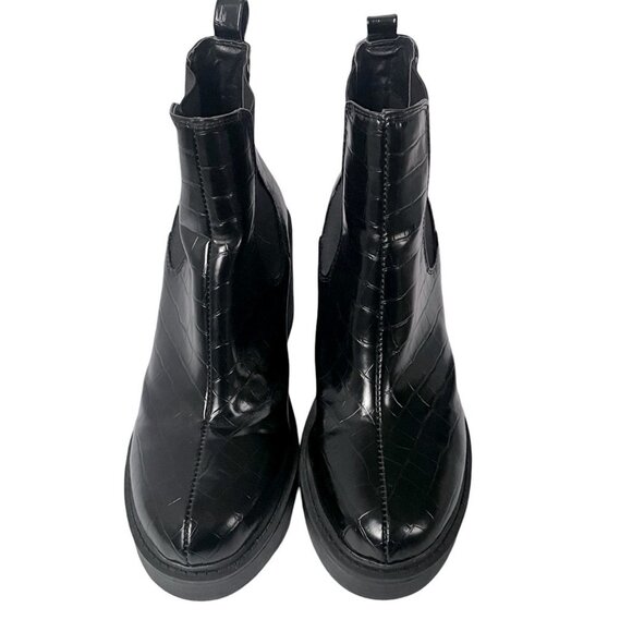 London Rebel 90’s Style Chunky Platform Croc Boots Size 8 / 39 - Picture 2 of 9